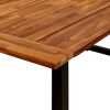 vidaXL Tavolo da Giardino Gambe a U 180x90x75cm Legno Massello Acacia