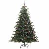 vidaXL Albero di Natale artificiale con 300 LED Verde 240 cm