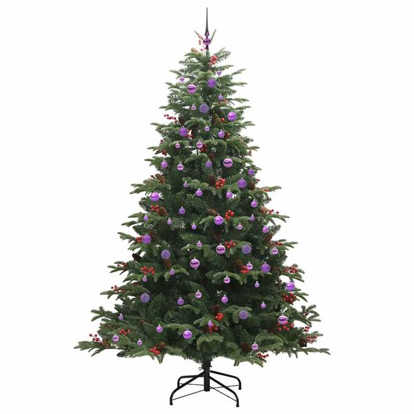 vidaXL Albero di Natale artificiale con 300 LED Verde 240 cm