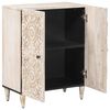 vidaXL Credenza con Ripostiglio Bianco 60 x 33,5 x 75 cm