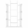 vidaXL Libreria Bianca 86x25,5x140 cm in Legno Multistrato