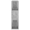 vidaXL Libreria/Divisorio Grigio Cemento 100x24x94 cm