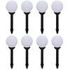vidaXL Lampade da Sentiero 8 pz LED 15 cm con Picchetto