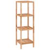 vidaXL Scaffale da Bagno 36x36x112 cm in Legno Massello di Noce