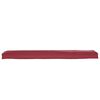 vidaXL Cuscino per pallet Rosso Vino 180 x 40 x 8 cm Tessuto Oxford