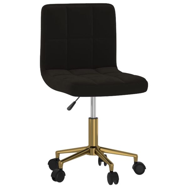 vidaXL Sedie da Pranzo Girevoli 2 pz Nere in Velluto