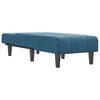 vidaXL Chaise Longue in Velluto Blu