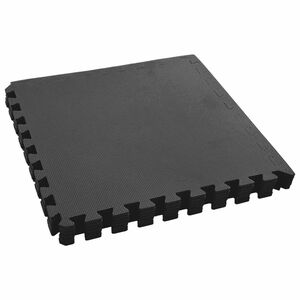 vidaXL Tappetino per piscina 6 pz Nero 2,16 ㎡ Schiuma EVA