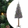 vidaXL Albero di Natale snodato Verde 180 cm