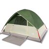 vidaXL Tenda da Campeggio a Cupola per 4 Persone Verde Impermeabile