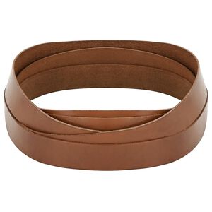 vidaXL Cinturino in pelle 1 Marrone 200 x 3,5 cm Pelle