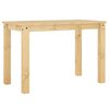 vidaXL Tavolo da Pranzo Panama 112x60x75 cm Legno Massello Pino