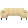 vidaXL Divano Grigio Verde 250 x 188 x 76 cm Tessuto in Cords
