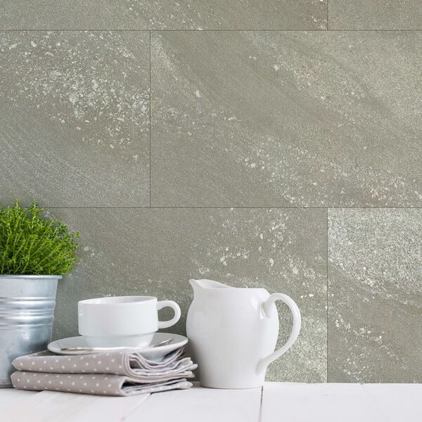 Grosfillex Piastrella Murale Gx Wall+ 11 pz Pietra 30x60 cm Grigia