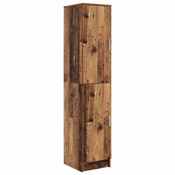 vidaXL Highboard Legno vecchio 35 x 39 x 168 cm Legno multistrato