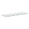 vidaXL Cuscini Panca Giardino 2 pz Motivo a Foglie 200x50x7 cm Tessuto