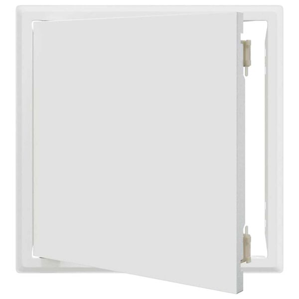 vidaXL Pannello di Accesso Bianco 43.5 x 33 x 3 cm Acciaio