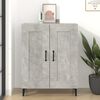 vidaXL Credenza Grigio Cemento 69,5x34x90 cm in Legno Multistrato
