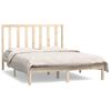 vidaXL Giroletto senza Materasso 135x190 cm in Legno Massello di Pino