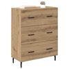 vidaXL Credenza con cassetto Rovere artigianale 69,5 x 34 x 90 cm
