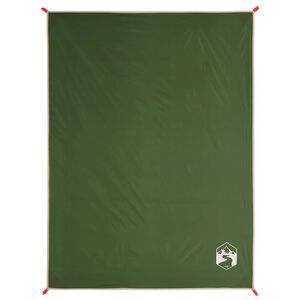 vidaXL Tovaglia da Picnic con Picchetti Verde 205x155 cm