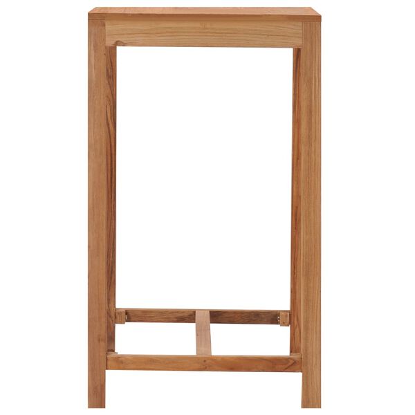 vidaXL Tavolo da Bar da Giardino 60x60x105 cm Legno Massello di Teak