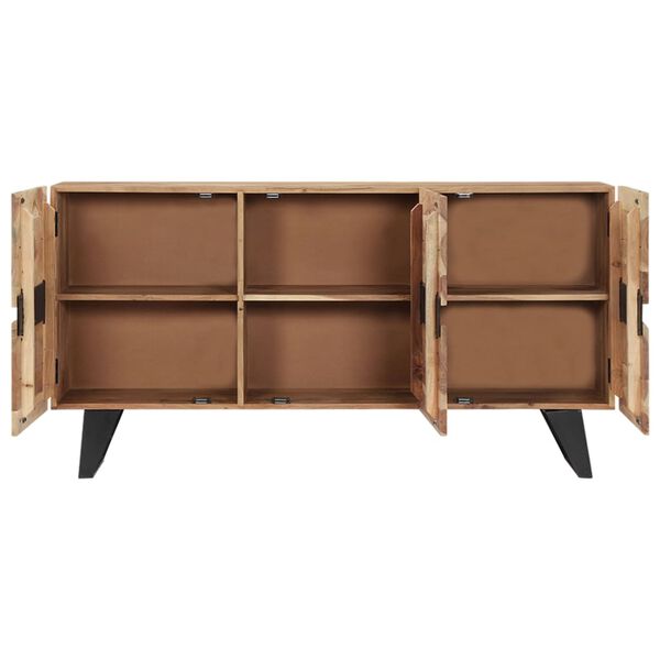 vidaXL Credenza 150x40x79 cm in Legno Massello di Acacia