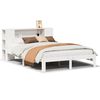 vidaXL Letto Libreria senza Materasso Bianco 120x200 cm Legno di Pino