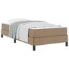 vidaXL Struttura del letto Cappuccino 90 x 200 cm Tessuto