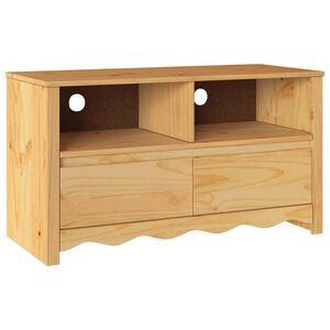 vidaXL Mobile TV Drammen Rovere 99 x 43 x 55 cm Legno massello di pino