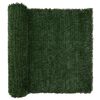 vidaXL Recinzione Artificiale Verde Scuro 1,5 x 3 m PVC e Acciaio