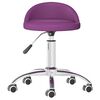 vidaXL Sgabello da Massaggio Viola in Similpelle