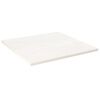 vidaXL Piano Tavolo Bianco 70x70x2,5cm Legno Massello di Pino Quadrato