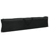 vidaXL Rampa per Sedia a Rotelle 2 pcs Nero 184,5 x 18,5 x 5 cm