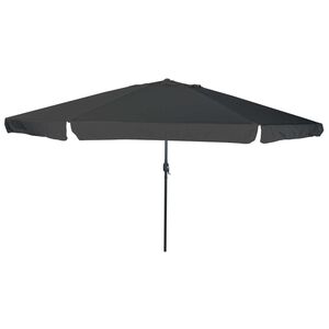 vidaXL Ombrello da giardino Antracite e Nero 395 x 395 x 245 cm
