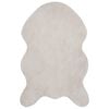 vidaXL Tappeto antiscivolo in sintetica di coniglio OLITE Beige
