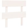 vidaXL Testiera per Letto Bianca 93,5x3x81cm in Legno Massello di Pino