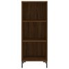 vidaXL Credenza Rovere Marrone 34,5x32,5x90 cm in Legno Multistrato