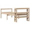 vidaXL Letto per Anziani con Testiera 90x190 cm Legno Massello Pino