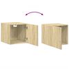 vidaXL Mobile a Parete Rovere Sonoma 40x42,5x40 cm Legno Multistrato
