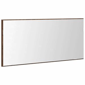 vidaXL Specchio Rovere marrone 80 x 37 cm Vetro e Legno Ingegnerizzato