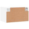 vidaXL Mobile a Parete Bianco 60x36,5x35 cm in Legno Multistrato