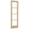 vidaXL Porta Interna ORKDAL Marrone 61 x 198,5 cm