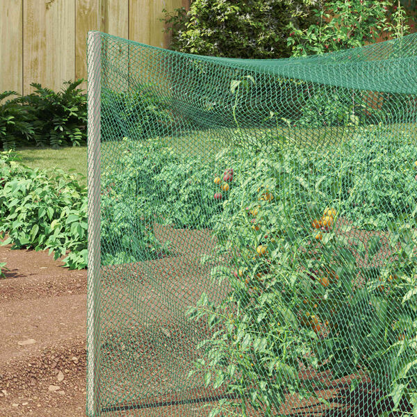 vidaXL Rete di Protezione per Uccelli Verde 2 x 5 m Polietilene