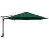 vidaXL Ombrello da giardino Verde 248 x 248 x 148 cm
