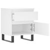vidaXL Comodini 2pz Bianchi 40x35x50 cm in Legno Multistrato