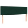 vidaXL Giroletto a Molle con Materasso Verde Scuro 160x210 cm Velluto