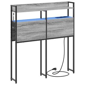 vidaXL Testata contenitore Grigio sonoma Legno ingegnerizzato