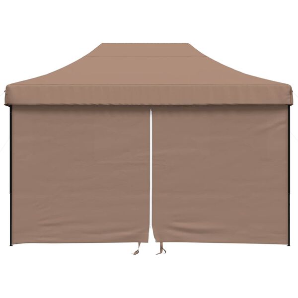 vidaXL Tenda Party Marrone 279 x 410 x 315 cm Tessuto Oxford