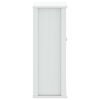 vidaXL Mobile Bagno a Muro BERG Bianco 69,5x27x71,5cm Legno Massello